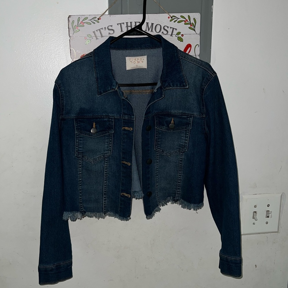 Cropped Jean Jacket